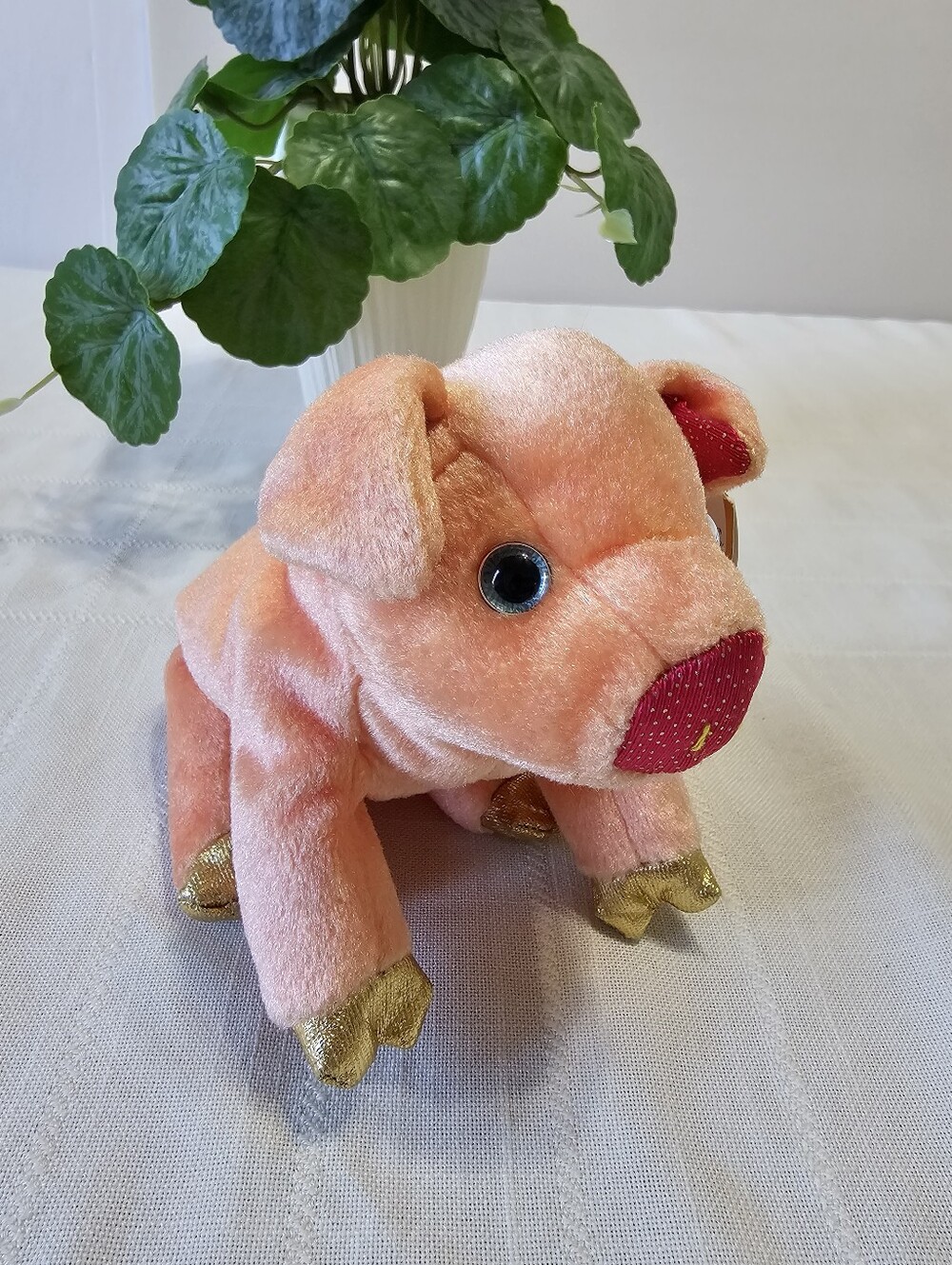 Vintage 2000 Ty Beanie Baby Zodiac Pig Chinese Zodiac Plush #4327 Retired